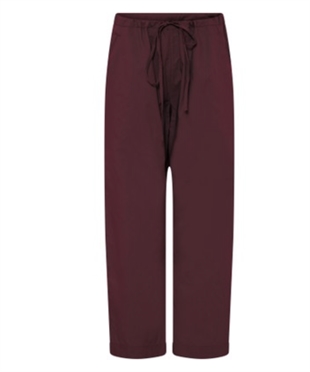Frau - Milano string pants Red mahogany